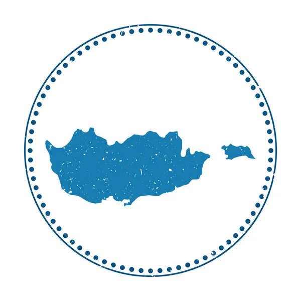 Cyprus sticker Travel резиновая печать с картой векторной иллюстрации страны Может использоваться в качестве — стоковый вектор