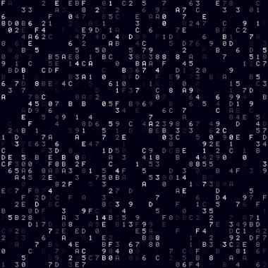 Soyut Teknoloji Arkaplanı Beyaz seyrek, hexademical arka plan Orta büyüklükte, pürüzsüz desen