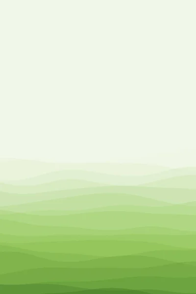 Kapak sayfası şablonu Açık yeşil renkli yumuşak eğrili sayfa şablonu pankart olarak kullanılabilir — Stok Vektör