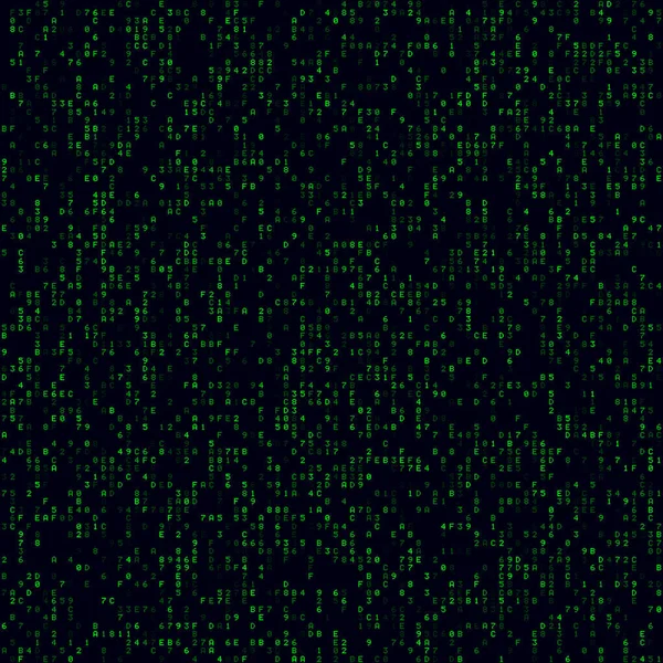 Матричный фон Зеленый редкий шестнадцатигранник Большой бесшовный узор Художественный вектор — стоковый вектор