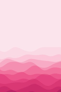 Kapak sayfası şablonu Pembe renkli yumuşak kıvrımlı sayfa şablonu pankart olarak kullanılabilir