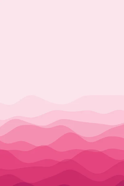 Шаблон страницы покрытия шаблон страницы с мягкими кривыми в розовых цветах может быть использован в качестве баннера флаер — стоковый вектор
