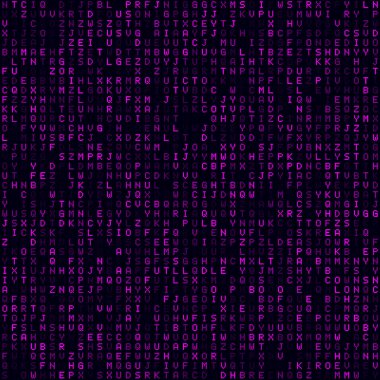 Teknoloji Arkaplan Magenta alfabe harflerini doldurdu arkaplan orta büyüklükte pürüzsüz desen