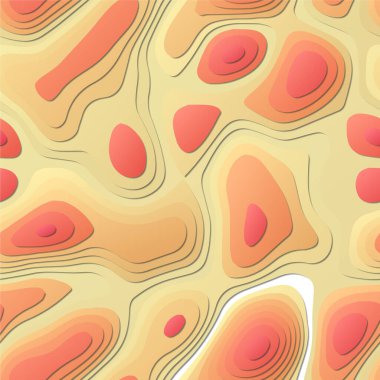 Renkli soyut katmanlar Kağıt Kesim tarzı arkaplan Vibrant 3d topoğrafya şekilleri Çekici