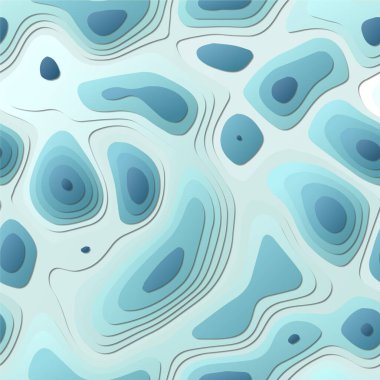 Renkli soyut katmanlar Kağıt Kesim tarzı arkaplan Vibrant 3d topoğrafya şekilleri Çekici