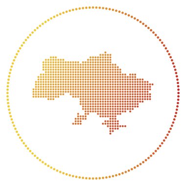 Ukrayna dijital rozeti Ukrayna 'nın stil haritasını ülkenin çember teknolojisi simgesiyle noktaladı