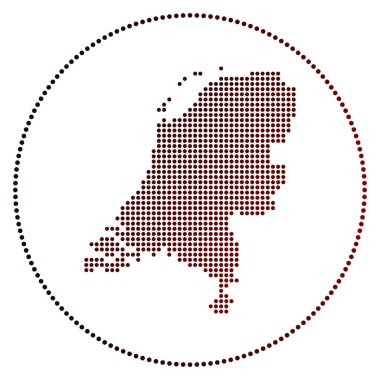 Hollanda dijital rozeti, Hollanda stil haritasını ülkenin çember teknolojisi simgesiyle noktaladı