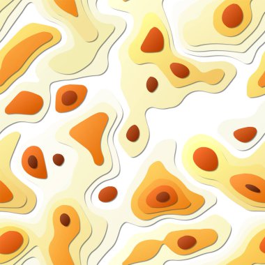 Renkli soyut katmanlar Kağıt Kesim tarzı arkaplan Vibrant 3d topoğrafya şekilleri Temyiz afişi