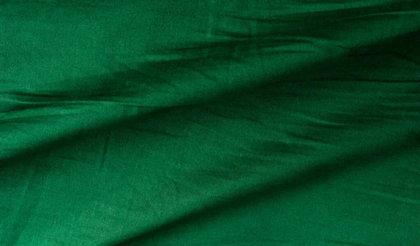 Πράσινο Φόντο Από Κομψό Υλικό Τοποθετημένα Κύματα Ωραίες Σκιές Στο — Φωτογραφία Αρχείου