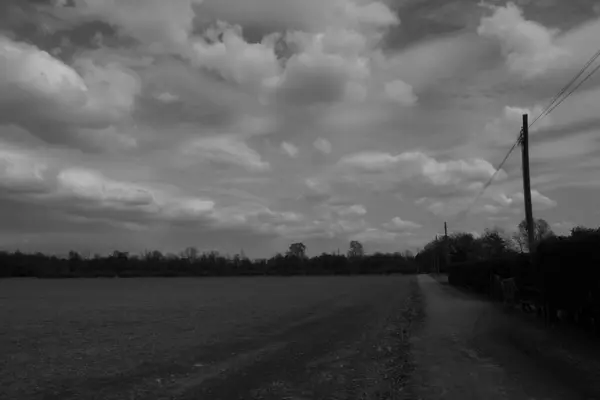 Ciel Avec Nuages Avant Orage — Photo