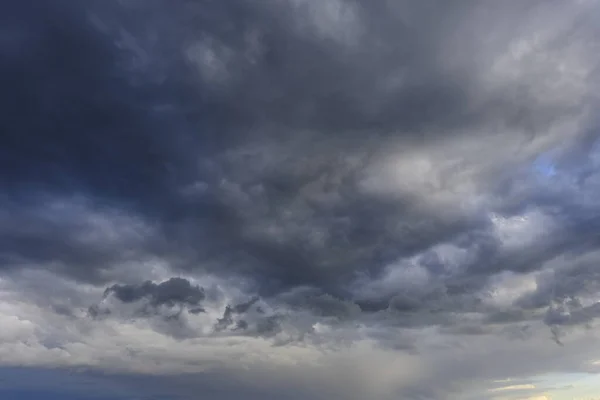 Ciel Incroyable Avec Nuages Colère Pluie — Photo