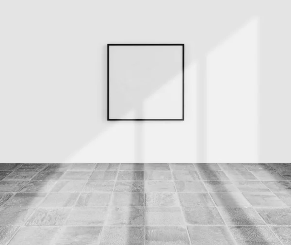 Floor Wall Empty Frame — Stock Photo, Image