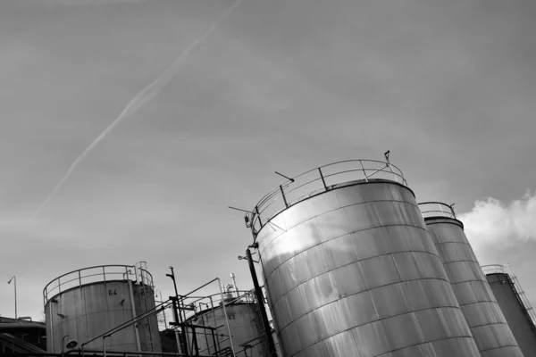 Enormes edificios Silos — Foto de Stock