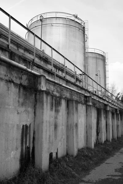 Enormes edificios Silos — Foto de Stock