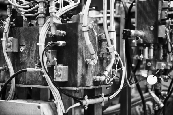 Parte da máquina na fábrica — Fotografia de Stock