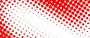 Kırmızı renk yarım ton tahıl dokusu. Soluk noktalı gradyan desen arkaplanı. Grunge pikselli karikatür arka plan örtüsü. Raster çizgi roman sanatının gradyatör duvar kâğıdı. Anime ya da manga dalgalı ses örtüsü. Vektör