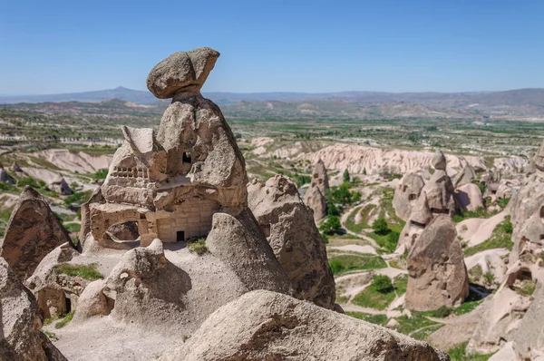 Beautiful View Valley Cappadocia Stone Mushrooms Turkey — Stock Photo, Image