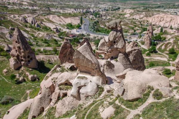 Beautiful View Valley Cappadocia Stone Mushrooms Turkey — Stock Photo, Image