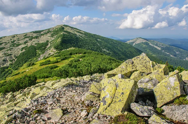 Nice View Stone Ridge Gorgan Ukraine Carpathians — Stock Photo, Image