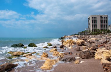Otel Türkiye'de Akdeniz kıyısında yer alan