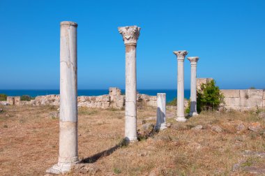 Kıbrıs Salamis antik kalıntıları