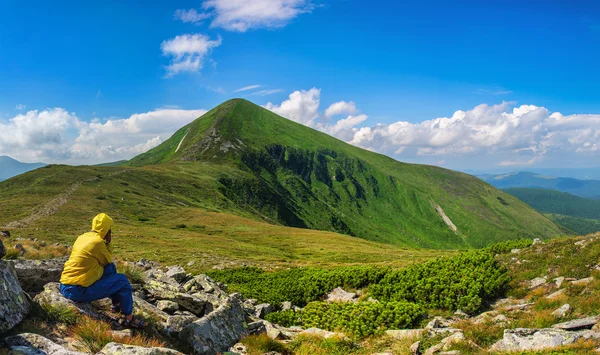 Goverla mountain in Carpathian mountains Ukraine — Stock Photo, Image