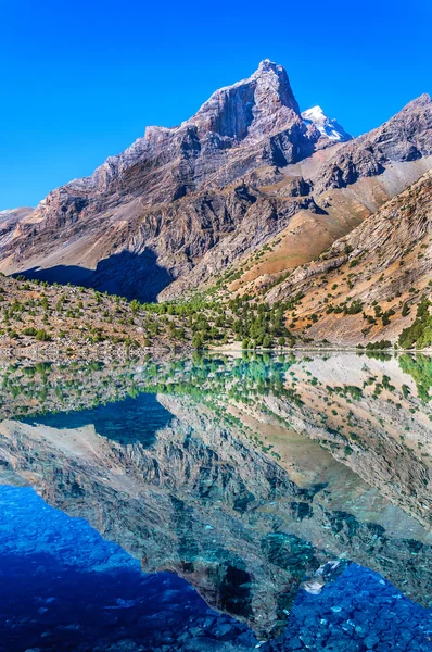 Majestic mountain lake in Tajikistan — Stock Photo, Image