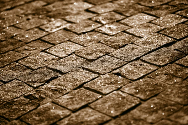 Piedras de pavimentación camino textura — Foto de Stock