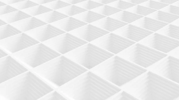 Αφηρημένο Γεωμετρικό Υπόβαθρο Υφή Λευκών Σχημάτων Τετράγωνων Στοιχείων Σκιές Ορθογώνιο — Φωτογραφία Αρχείου
