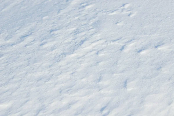 Texture Fond Neige Fraîche Fond Hivernal Avec Flocons Neige Monticules — Photo