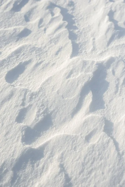 Neuschnee Hintergrund Textur Winterhintergrund Mit Schneeflocken Und Schneehügeln Schneeblöckchen Details — Stockfoto