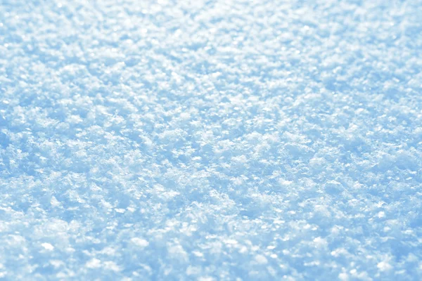 Fresh snow background texture blue — Stock Photo, Image