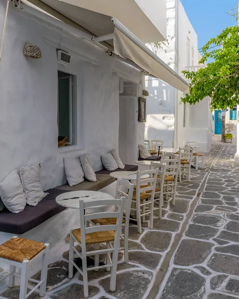 전통적 라디아식 골목길과 그리스의 파로스 전통적 — 스톡 사진