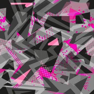 Soyut, pürüzsüz desenli, grunge desenli. vektör illüstrasyonu