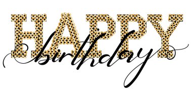 Mutlu yıllar vektör illüstrasyonu