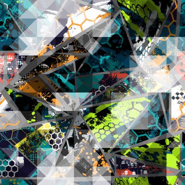 Geometrik desenli soyut arkaplan