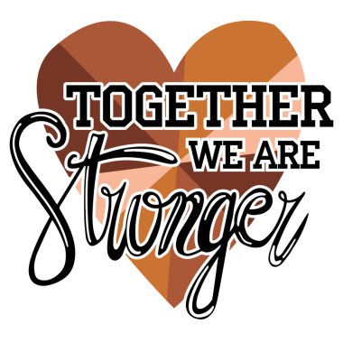 Kalbin vektör çizimi ve işareti