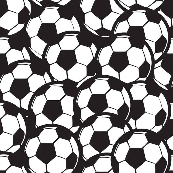 男孩的抽象无缝图案 足球模式 用足球赢取城市模式 包装纸等的重复运动模式 — 图库矢量图片
