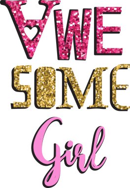 Çocuklar için grafiksel tişörtler, tişörtler, baskılar, kartlar, çocukların giydiği tekstil, kumaş ve daha fazlası için slogan içeren şirin bir baskı. Çizgi film baskısı. 