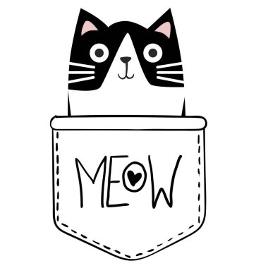 Image by Shutterstock Retro Meow Meow Quote Cat Design Tee Women's