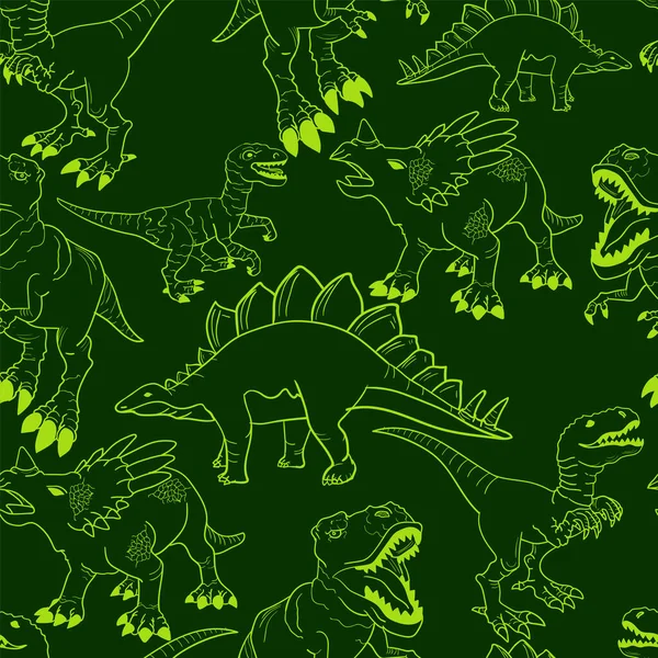 Płynny Kamuflaż Wzór Dino Grunge Design Dla Chłopców Dziewcząt — Wektor stockowy