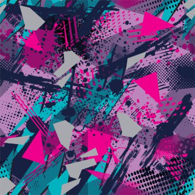 Kusursuz geometrik desen. Soyut arkaplan. vektör illüstrasyonu.