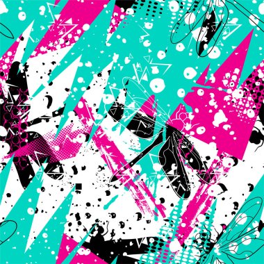 Yusufçuklarda kusursuz desen. vektör illüstrasyonu