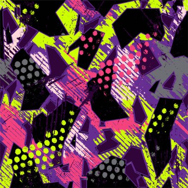 Soyut parlak desenli grunge arkaplan. vektör illüstrasyonu.