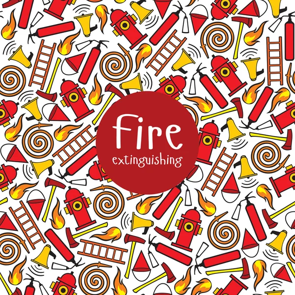 Seamless pattern fire