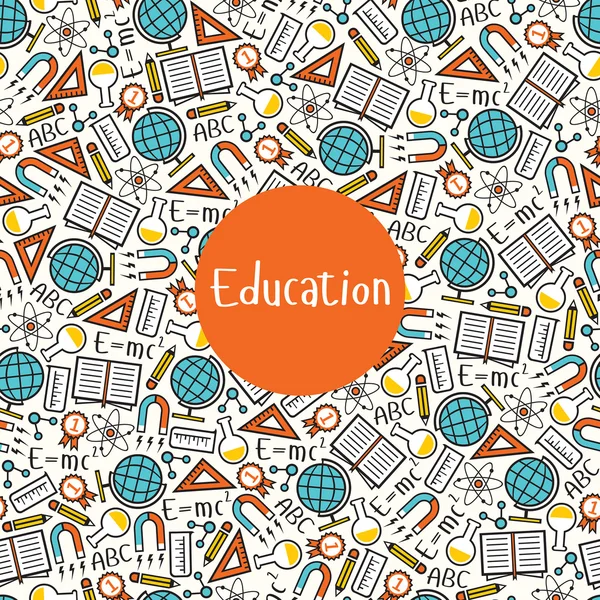 Seamless pattern Education