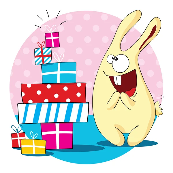 Çizgi film bunny çok hediye ile