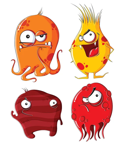 Evil monsters — Stock Vector