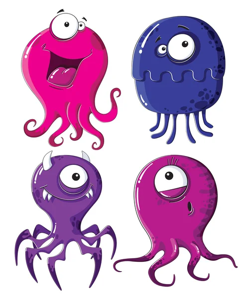 Grappige monsters — Stockvector