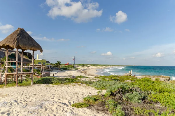 Restaurante Praia Caribenha Ilha Cozumel — Fotografia de Stock